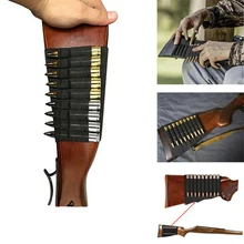 Hunting Gun Accessory Military Gear 5/8/9/14 Rounds Shotgun Buttstock Ammo Pouch Shell Holder Bullet Cartridge Bandolier Free