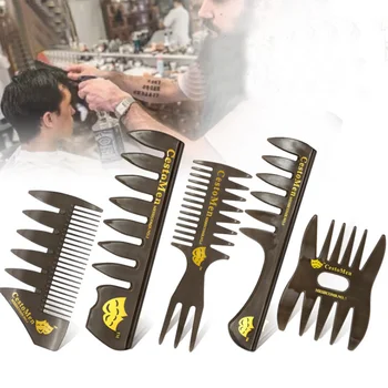 

Brand New 1Pcs Plastic Hair Combs 5 Styles Optional Anti-static Hair Brush For Salon Barber Professional Hairdressing Combs