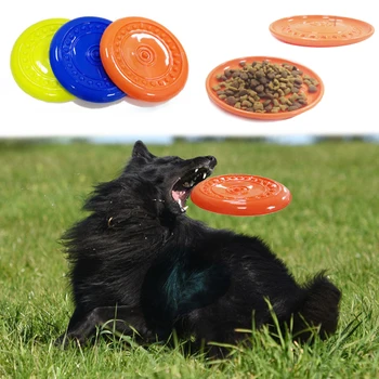 

1pcs Funny Flying Saucer Dog Cats Toy Dog Game Flying Discs Resistant Chew Puppy Training Interactive Pack Dog Food Supplies