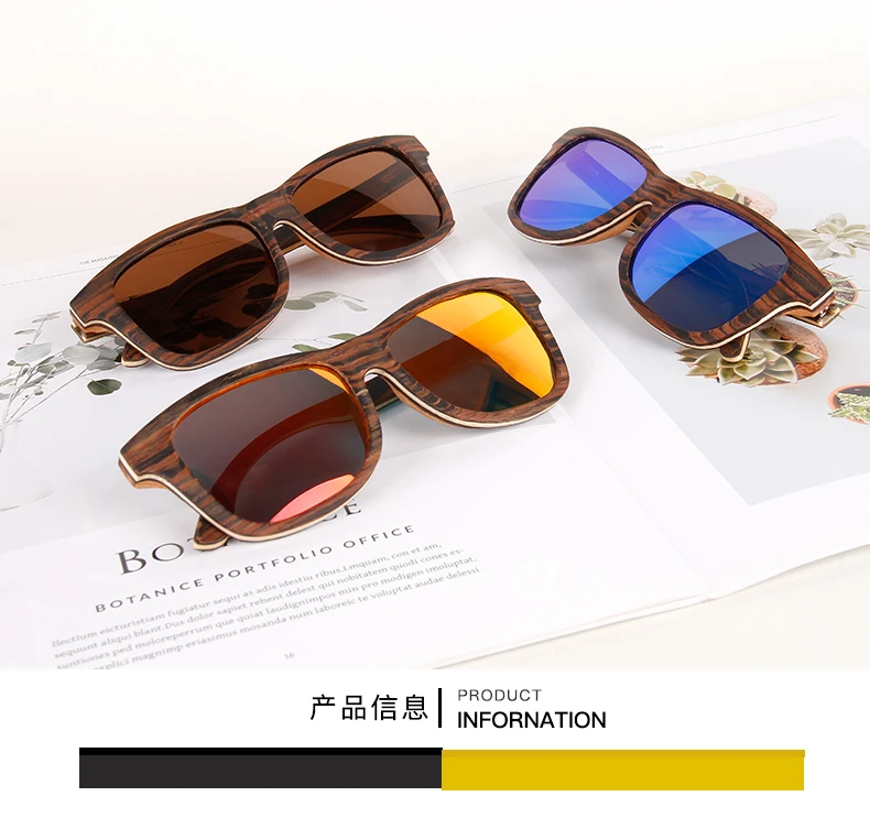 new bamboo and wood glasses, black walnut, pressed into uv sunglasses for men and women