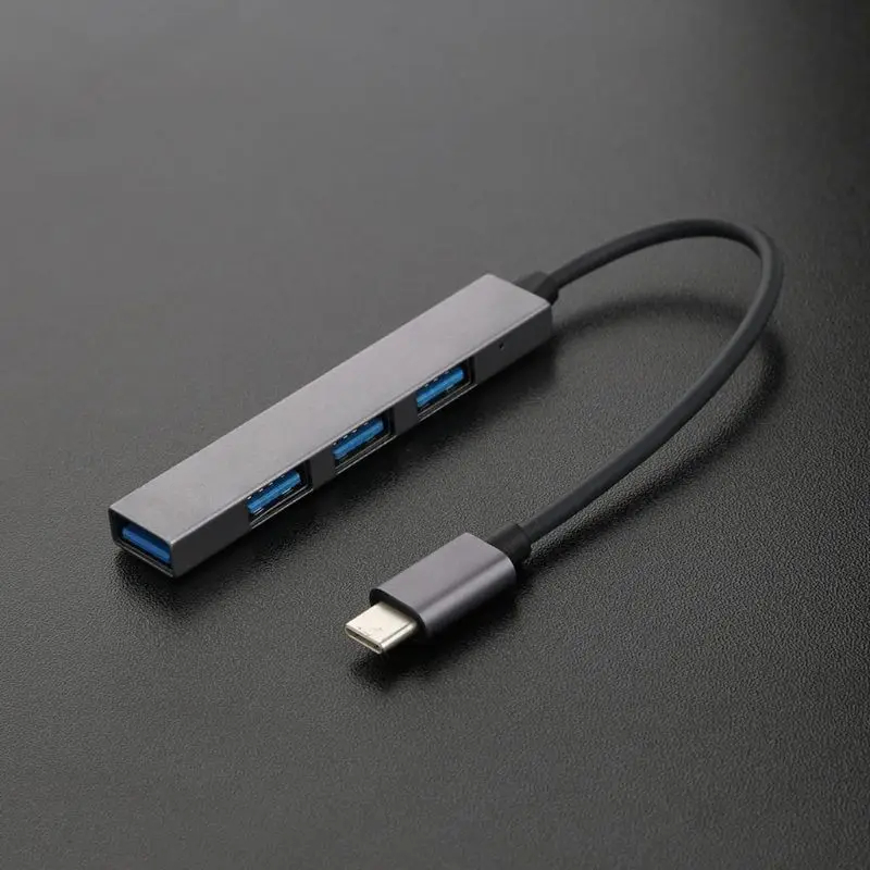USB C концентратор type C до 4 USB 3,0 адаптер для Macbook Pro мобильного телефона ноутбука