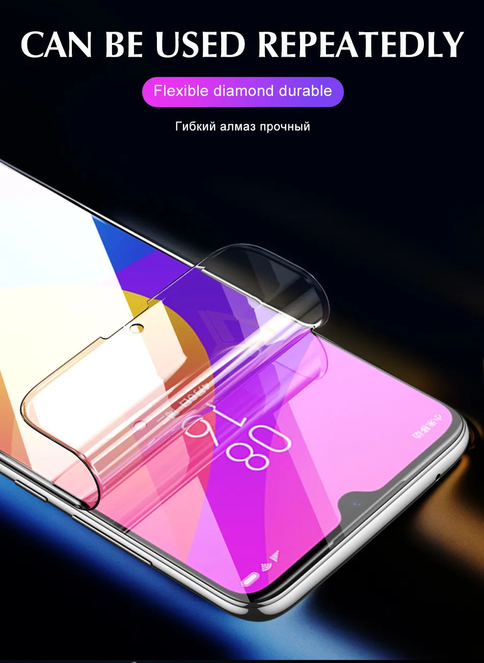100D полностью изогнутая Гидрогелевая пленка для Xiaomi mi A3 Lite 9T Pro мягкая защитная пленка для экрана для mi CC9e 9 SE стекло для объектива камеры