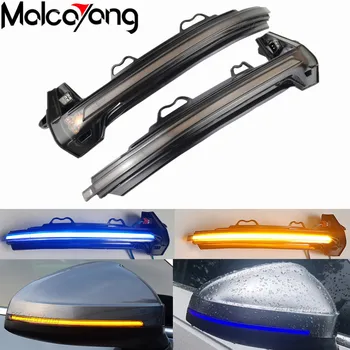 

For Audi A4 A5 B9 S4 S5 RS5 2017 2018 2019 Dynamic Blinker LED Turn Signal Rearview Side Mirror Lights Flashing Water Indicator