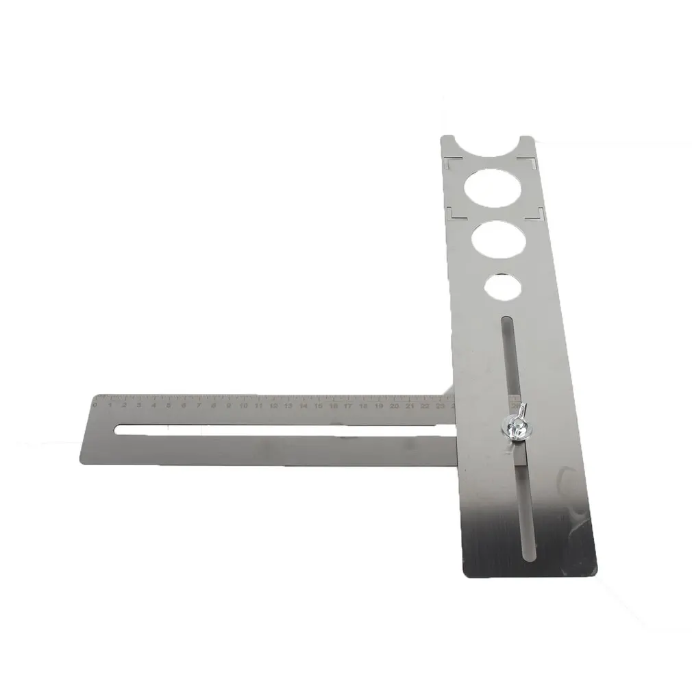 

Tile Marble Glass Ceramic Floor Drilling Hole Guide Tools Hole Opener Locator Adjustable Position Ruler Puncher Locator