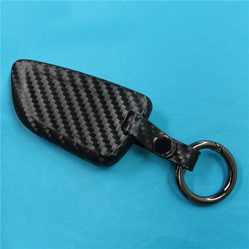 Car Key Case Cover Carbon Fiber For BMW X1 X3 X5 X6 Series 1 2 5 7 F15 F16 E53 E70 E39 F10 F30 G30 Car key Fob Shell Protecor