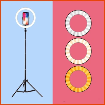 

Ringlight with Stand Profissional Ring Lights for Youtube Tik Tok Video Stream Photoshoot Ringht Ringh Light Ringlamp Phone