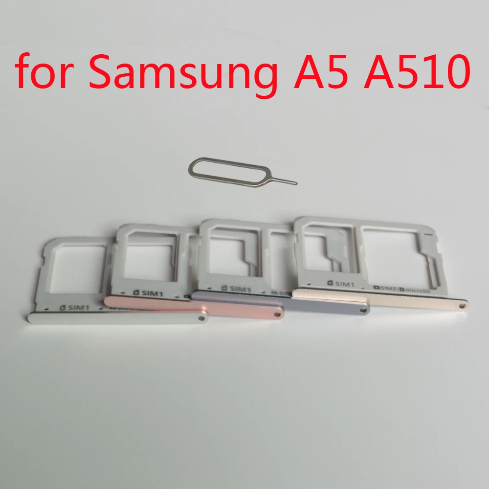 Tray-Holder Slot Phone-Housing Sim-Card-Adapter Micro-Sd Galaxy Samsung for A5 New A510