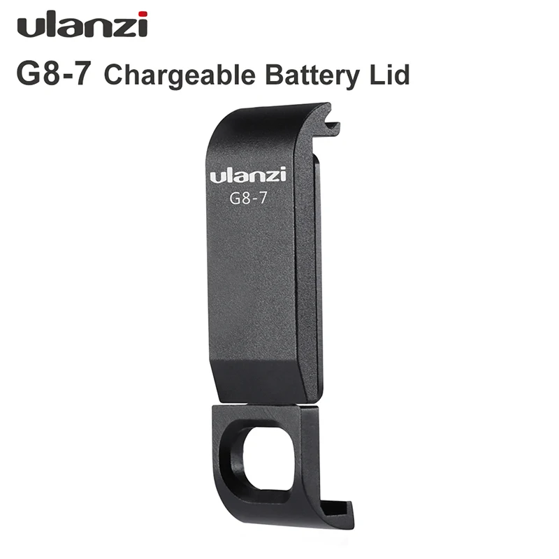 Skup Ulanzi G8 7 Gopro 8 pokrywa baterii zdejmowana pokrywa baterii typ C Port ładowania dla Gopro Hero 8 akcesoria