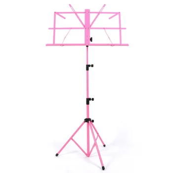 

Foldable Music Sheet Tripod Stand Metal Music Stand Holder with Waterproof Carry Bag Guitar Parts & Accessories