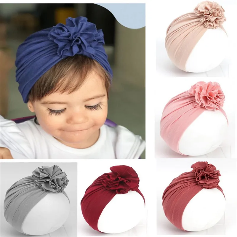 Diadema bonita para bebé y niña, bandanas con lazo de algodón, turbante elástico, accesorios para el cabello, sombrero de niño