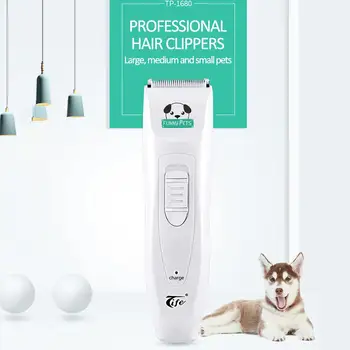 

Pet Hair Trimmer Titanium Ceramic Grooming Puppy Dog Care Electric Dog Shaver Cat Hair Cutter Clipper Rechargeable Comb