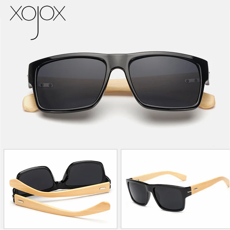 XojoX, классические бамбуковые солнцезащитные очки, для мужчин и женщин, брендовые, Deigner, для вождения, зеркальные, солнцезащитные очки, Ретро стиль, деревянные оттенки, UV400, женские очки