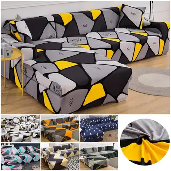 

48 1/2/3/4 Seaters Elastic Sofa Slipcover Stretch Protector Soft Couch Cover Anti-slip Elastic Home Decor Furniture 1PC