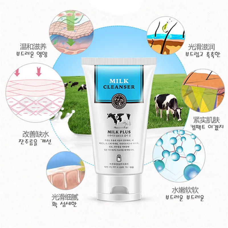HANCHAN-Milk-Face-Wash-Facial-Cleanser-Nourishing-Cleanser-Foam-Moisturizing-Whitening-Anti-Spots-Marks-Deep-Clean (5)