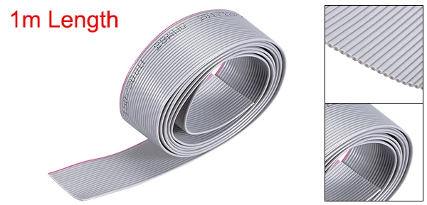 20Pin 1.0mm Pitch Uxcell 1 шт. плоский кабель провода 1 м Длина серый для цифровых камер ноутбуков ЖК-телевизоров программистов в системе Isp скачать - Цвет: 20Pin 1.0mm Pitch