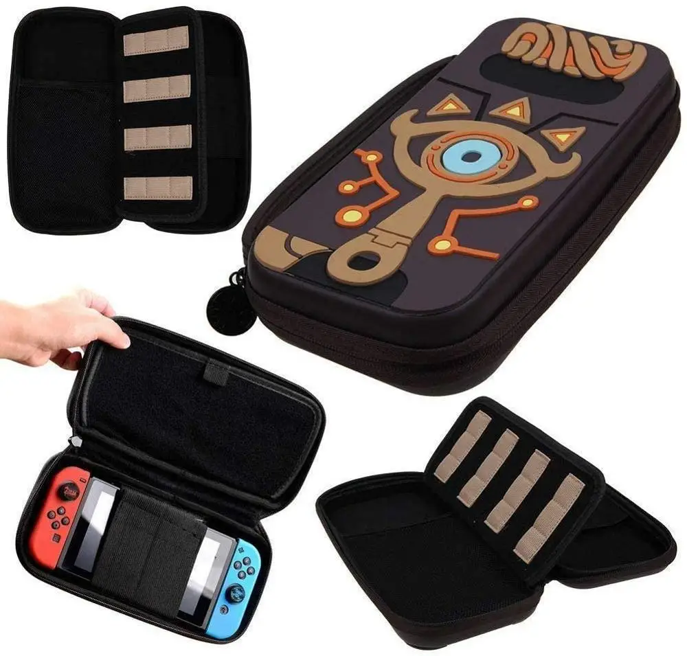 Чехол Switch Zeld для переноски совместимый с Nintendo чехол Sheikah Slate силиконовый