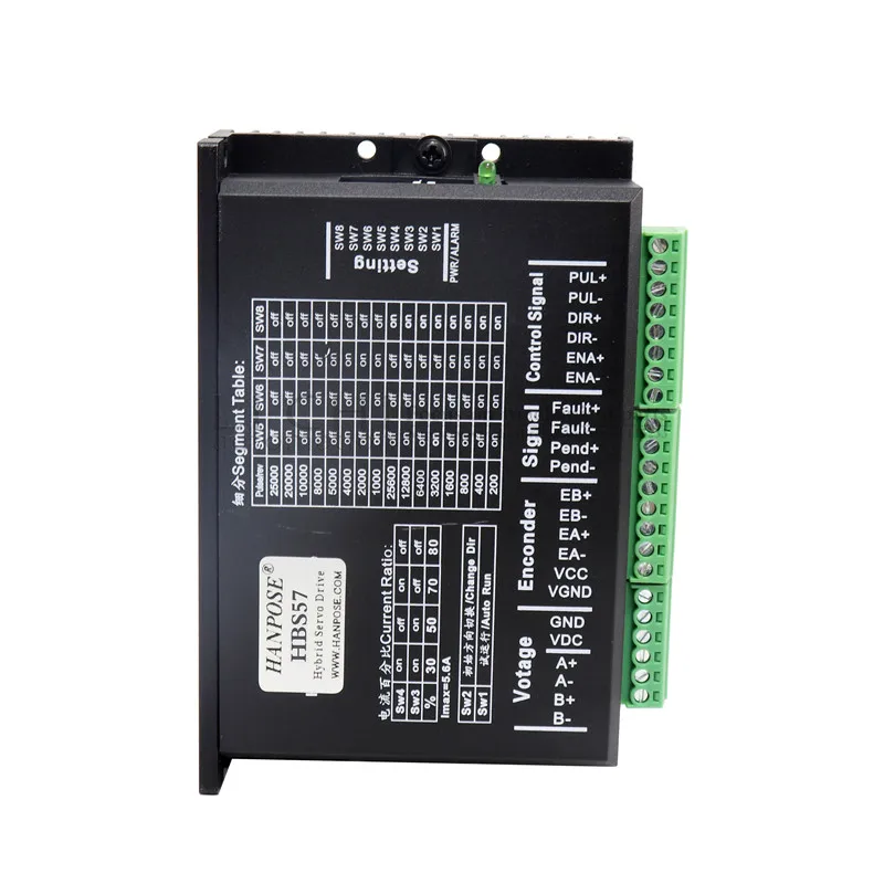 Серводвигатель NEMA 17 шаговый двигатель 2A 42EH48A2001 и HBS57 Закрытая петля сервопривод привод ЧПУ контроллер