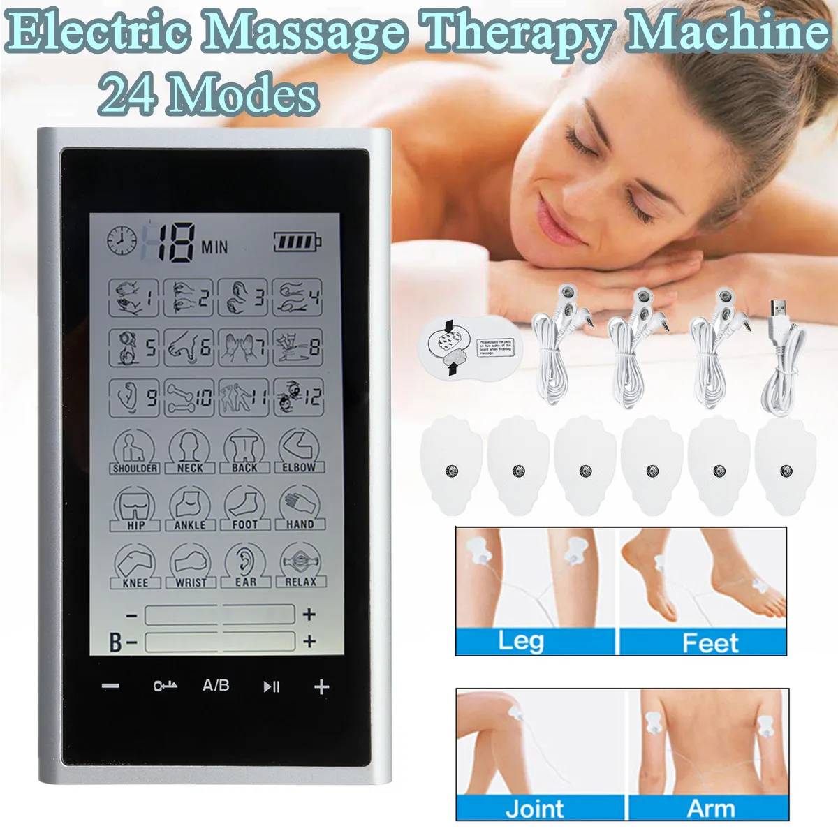 Ten Unit 24 Modes-Electric Stimulation Massage Muscle Therapy Pain Relief Adjustable Lightweight LCD Display Silver Grey Compact: Cheap Massage & Relaxation, Buy Directly from China Suppliers:Ten Unit 24 Modes-Electric Stimulation Massage Muscle Therapy Pain Relief Adjustable Lightweight LCD Display Silver Grey Compact
Enjoy ✓Free Shipping Worldwide! ✓Limited Time Sale ✓Easy Return.