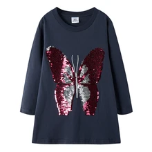 Г. Осеннее платье с длинными рукавами для девочек зимние платья для маленьких девочек, детское платье принцессы костюм с блестками для маленьких девочек