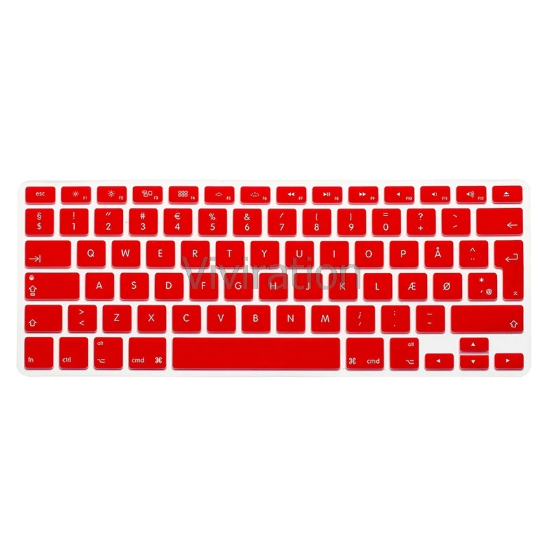 DenmarkLetters наклейка на клавиатуру s для ноутбука Macbook Air retina 11 12 13 Pro 13,3 15,4 чехлы на клавиатуру датские наклейки