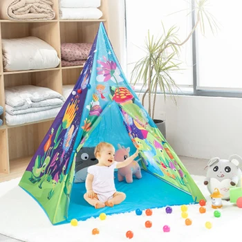 

1.6m Portable Children's Tent Wigwam Kids Ball Pool Pit Tents Teepee Foldable Baby Infant Indoor Play House Tipi Toys Room Decor