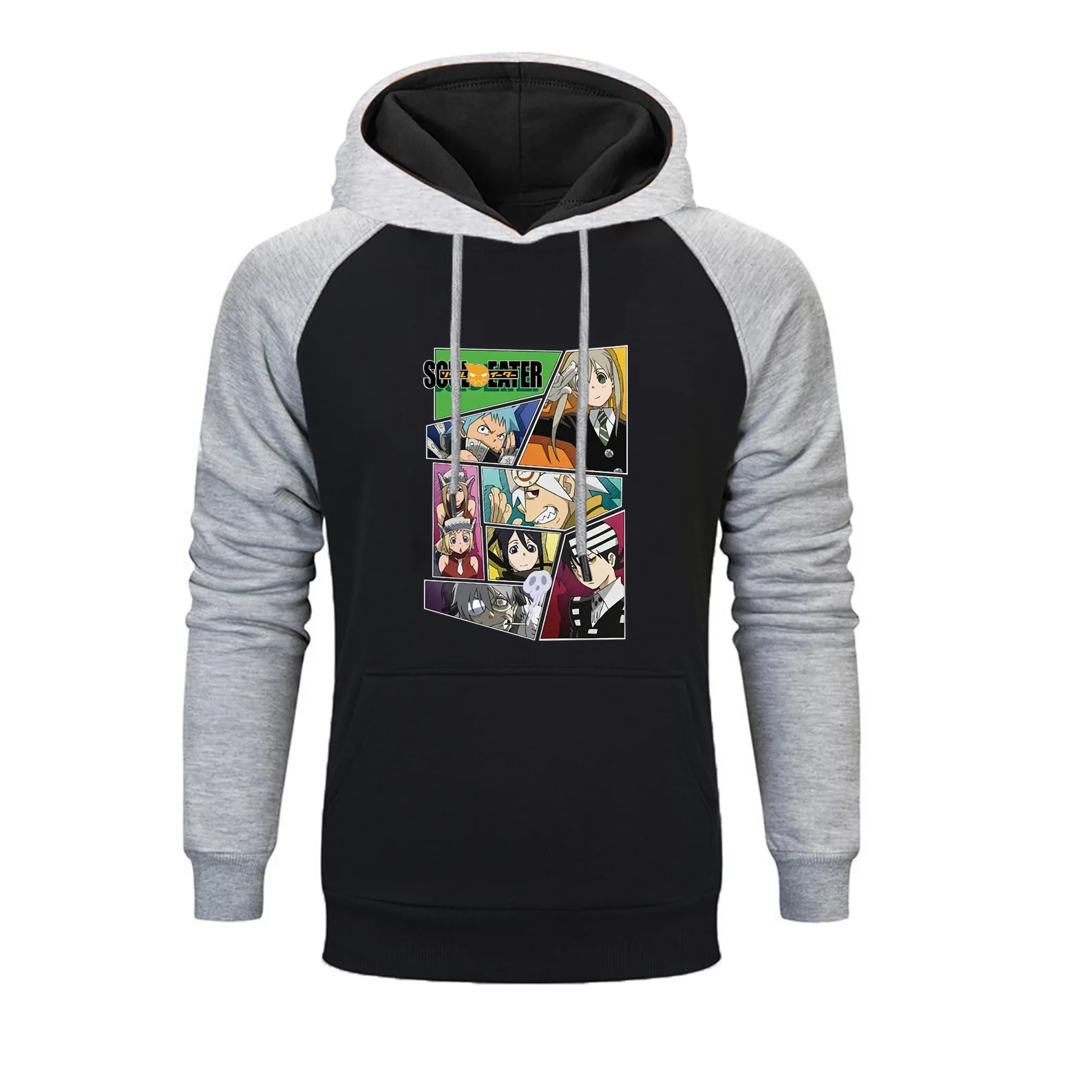 2019 модные японские Аниме толстовки с капюшоном свитшот принтом реглан