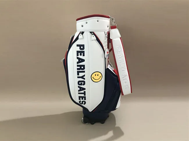 Абсолютно новые перламутровые ворота PG89 Golf стандартная упаковка перламутровые ворота cумка для гольфа из полиуретана белая сумка для гольфа с колесом