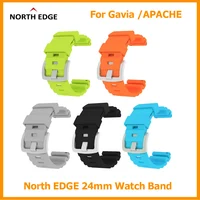 24mm Watch Strap Silicone Watch Band Watchbands Watch Accessories For NORTH EDGE APACHE/GAVIA 2 Smart Watch Men