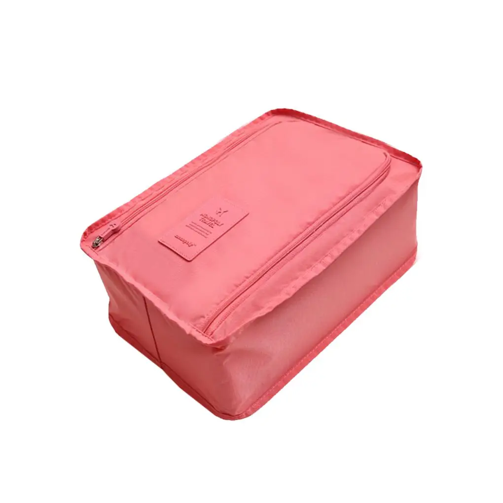pink Новая мультифункциональная сумка для путешествий, сумка, нейлон, 6 цветов Портативный Органайзер для сумки обуви Сортировка Лидер продаж - Цвет: pink