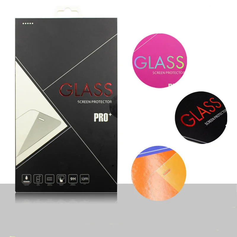 50PCS Empty Retail Package Paper Packaging Box For iphone14 pro max 13mini Samsung S22 S21Tempered Glass Screen Protector Box