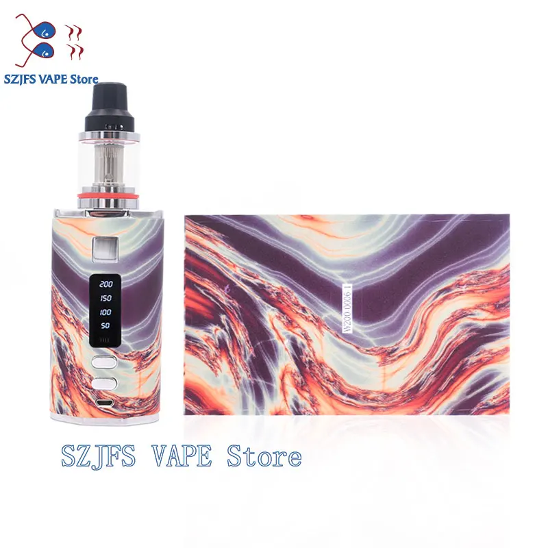 Новейший 4400 мАч для 510 обхода 200 Вт VW контроль температуры TCR Mod txw RtA Falcon Tank Vape Mod электронная сигарета коробка Мода