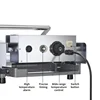 HBJ212 Double-layer Hamburger Machine Commercial Small Roasting Charter Heating Hamburger 3