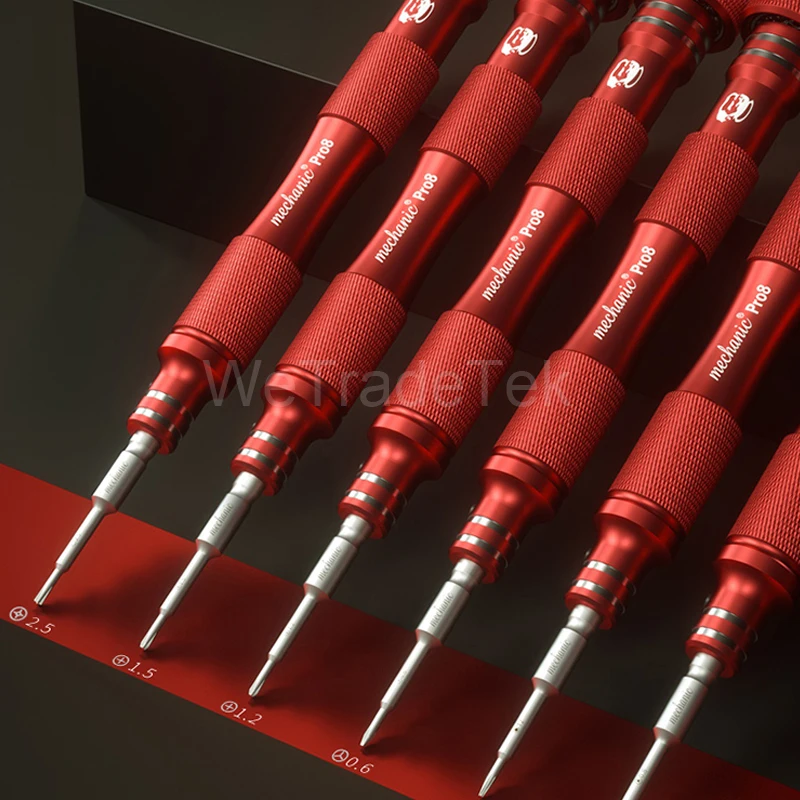 Синий MECHANIC PRO8 Прецизионная отвертка с сильным магнитным ремонтом телефона, инструмент для открытия телефона, планшета, ПК, инструменты для разборки - Цвет: Синий