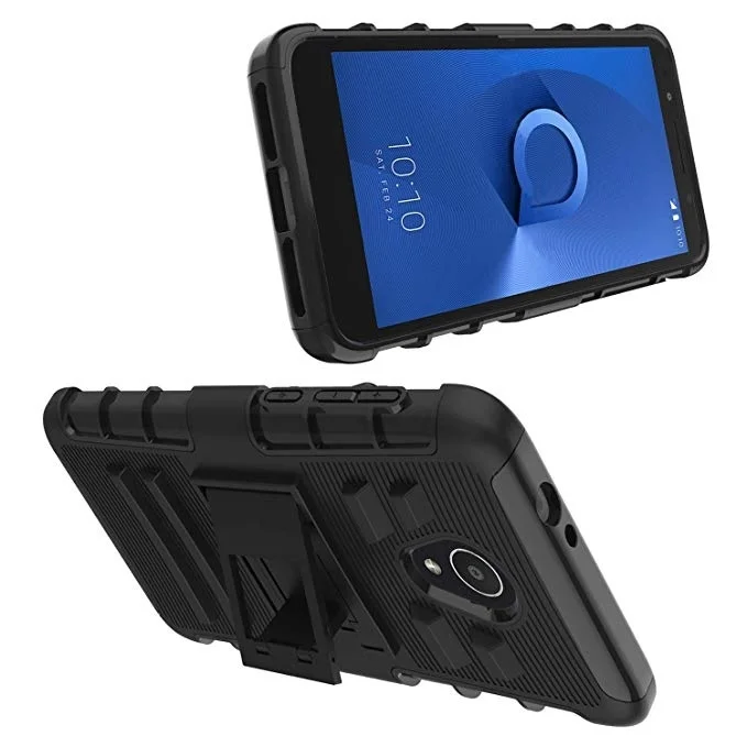 Жесткий чехол накладка на ремень для Alcatel 1X Evolve Tetra 7 3 3V 2019 T Mobile Revvl Plus 2|Бамперы| |
