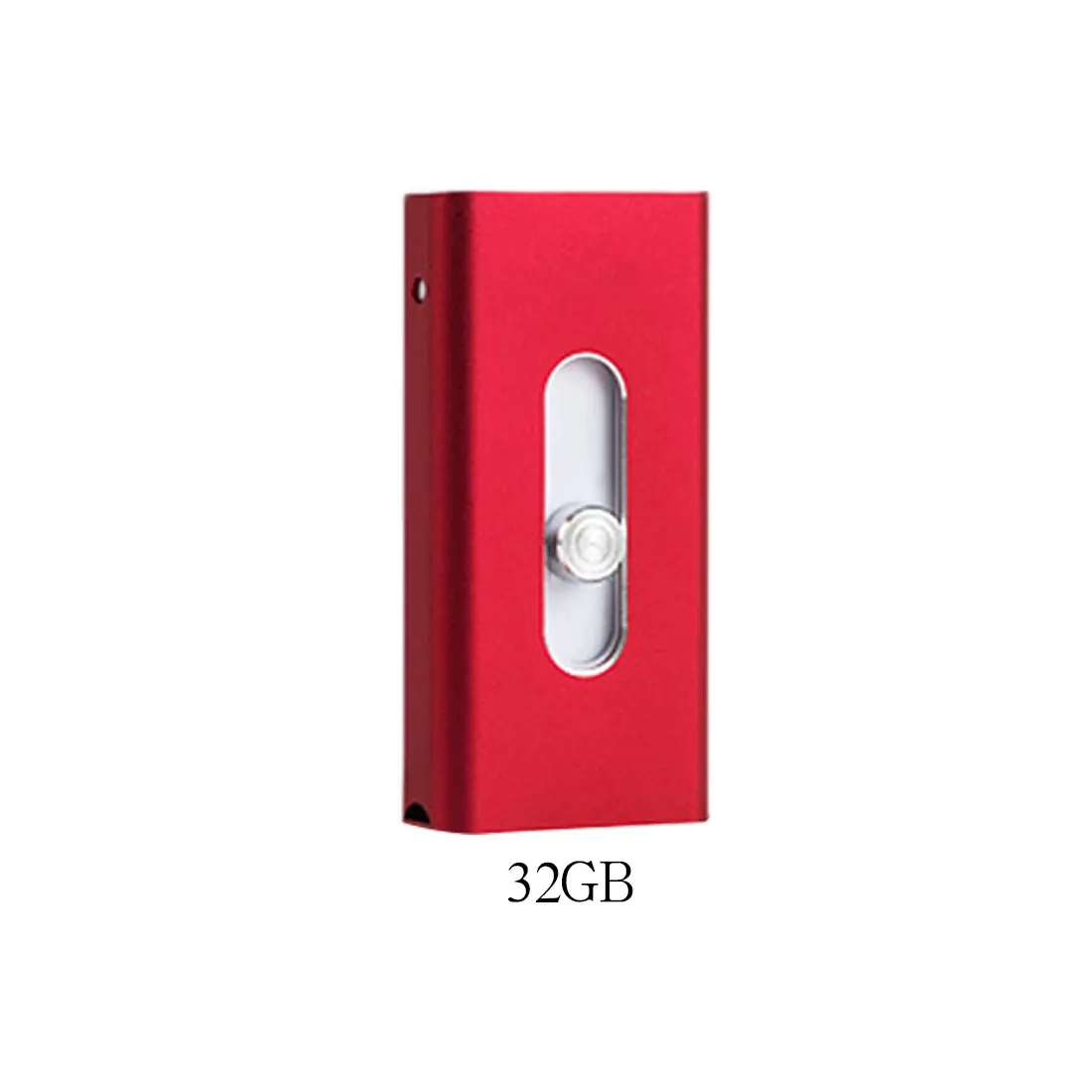 red 32GB Запоминающее устройство флэш-накопитель для Iphone Ios внешнее запоминающее устройство Тройная вспышка OTG Usb флэш-накопитель 8/16/32/64 ГБ - Цвет: red 32GB