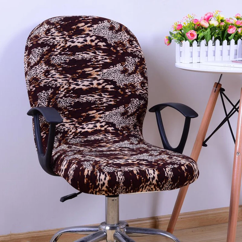 style14 New Arrival Stretch Seat Arm Chair Cover Elastic Office Chair Cover Spandex Chair Slipcover Seat Cover for Computer Chair Case - Цвет: style14