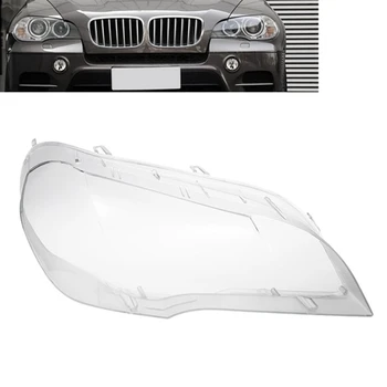 

Car Clear Headlight Lens Cover Replacement Headlight Head Light Lamp Shell Cover For-BMW X5 E70 2008-2013