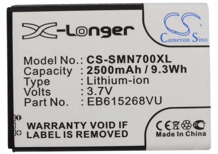 Cameron sino 2500 мАч батарея для at& T Galaxy Note SGH-i717 для NTT DOCOMO DSC-05D Galaxy Note LTE для TELSTRA Galaxy Note