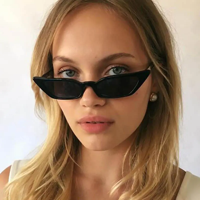 

sun glasses 2020 fashion luxury brand women glasses vintage cat eye transparent small frame sunglasses travel driving glasses