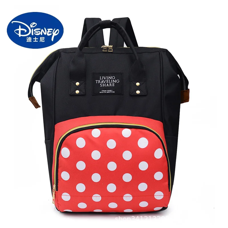 

Disney Diaper Bag Mommy Bag Cartoon New Mickey Minnie Backpack Maternity Bag Large Capacity Going Out Mom Travel Bag baby bags