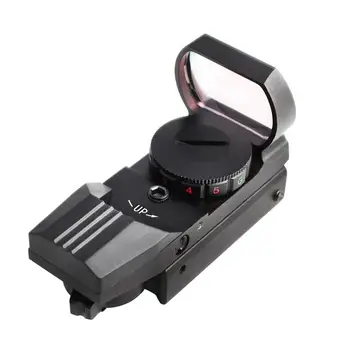 

HD Waterproof Shockproof 4 Styles Holographic Mirrors Sight Scope With High Precision Adjustment Wheel Blue Eyepiece Viewfinder