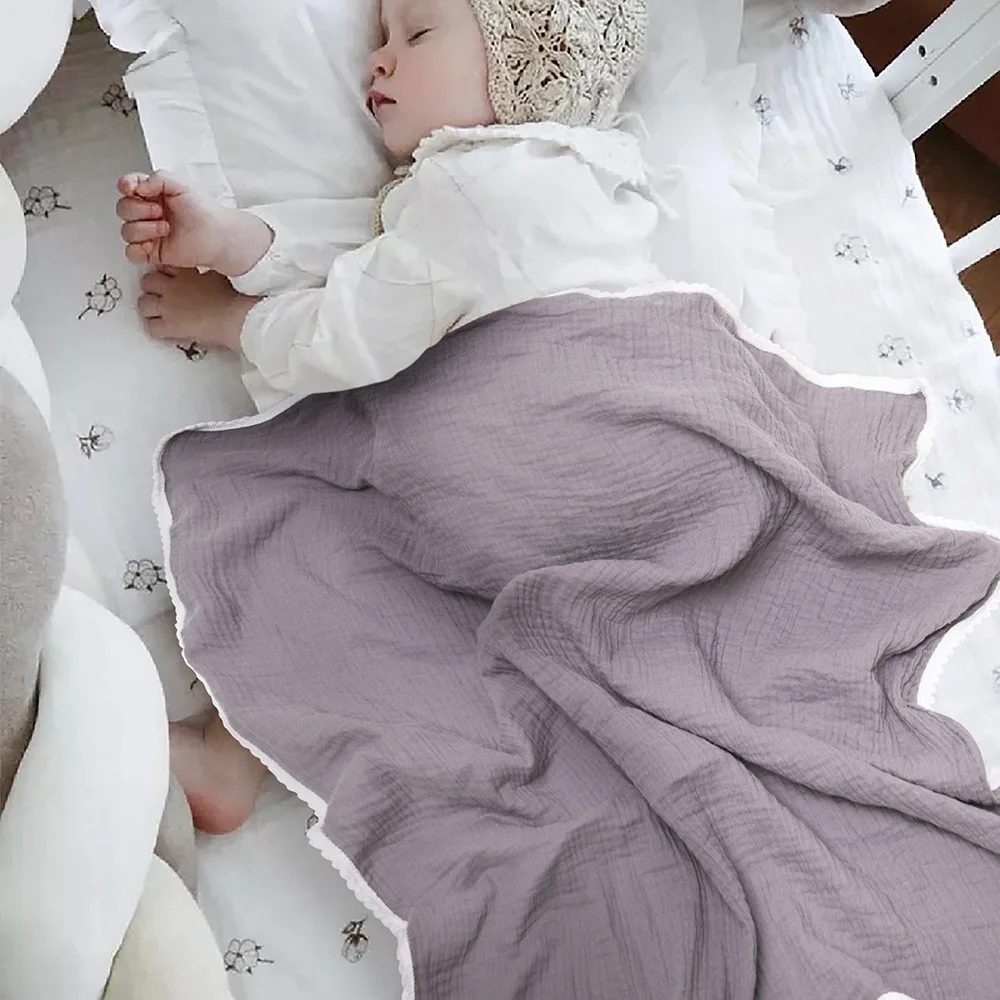  ���  Swaddle Wrap Muslin ħ�� ��ư ���� ���� Kids Bath Towel