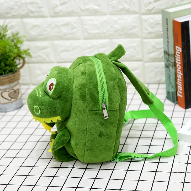Soft Dinosaur Plush Backpack for Children Backpack Kids Small Bag Girl Cute Animal Prints Travel Bags Toys Gifts Plush Schoolbag