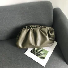 Kafunila, женская сумка из натуральной кожи с пельменями для женщин,, роскошные сумки, женские сумки, дизайнерская сумка с облаком, сумка на плечо