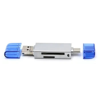 

2 in 1 USB 3.0/Type-C to SD/Micro SD Card Reader For PC Laptop Tablet Smartphone