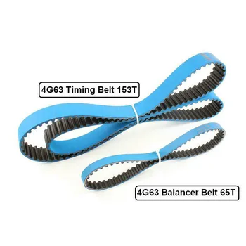 

Racing Timing Belt 153T+Balancer Belt 65T For Mitsubishi Lancer EVO 1-9 4G63 92-06