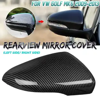 

Car Rearview Mirror Cover Rear View Side Mirror Cover Case Carbon Fiber Style For VW Golf Mk6 2009 2010 2011 2012 2013