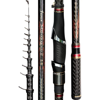 

L/M/H Power Rock Fishing Rod Spinning Fly Carp Feeder Carbon Fiber Telescopic Wedkarstwo Oltas for Freshwater Pesca 5M 4.3M 4.4M