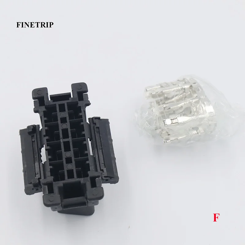F FINETRIP 10 шт. автозапчасти DIY 16pin obd2 коннектор розетка разъем адаптера - Цвет: F