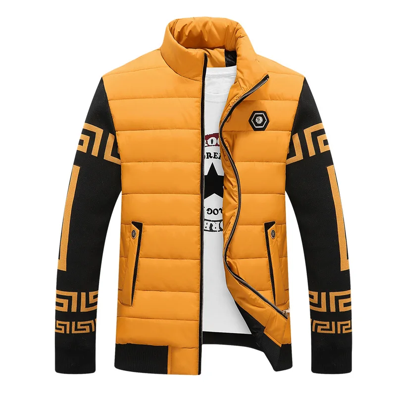 Мужская толстая одежда с хлопковой подкладкой модель 2019 года зимняя Стильная